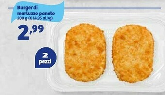 In'S Mercato Burger di merluzzo panato offerta