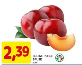DPiù SUSINE ROSSE SFUSE offerta