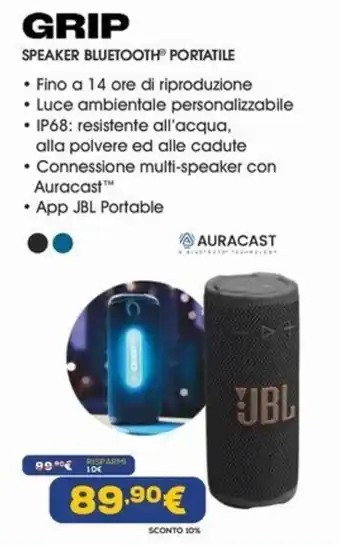 GRIP SPEAKER BLUETOOTH® PORTATILE