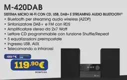 Euronics M-420DAB offerta
