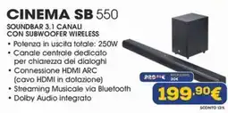 Euronics CINEMA SB 550 offerta
