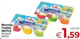 Despar Merenda Fruttolo NESTLÈ offerta