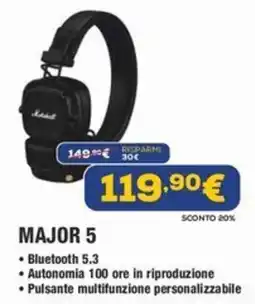 Euronics Major 5 offerta