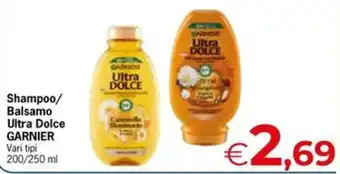 Despar Shampoo/Balsamo Ultra Dolce GARNIER offerta