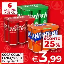 Despar Coca Cola/Fanta/Sprite offerta