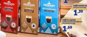 In'S Mercato Serrano caffe in capsule offerta