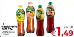 Despar Tè classico/zero FUZE TEA offerta