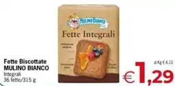 Despar Fette Biscottate MULINO BIANCO Integrali offerta