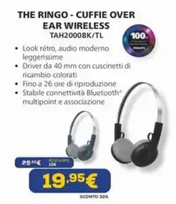 Euronics THE RINGO - CUFFIE OVER EAR WIRELESS offerta