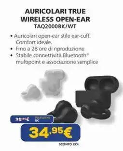 Euronics Auricolari True Wireless Open-Ear offerta