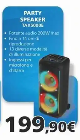 Euronics PARTY SPEAKER TAX5000E offerta