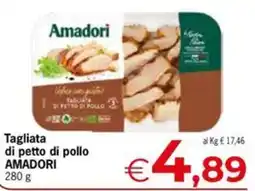 Despar Tagliata di petto di pollo AMADORI offerta
