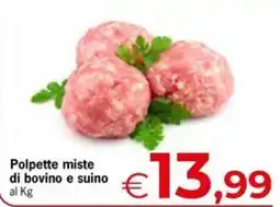 Despar Polpette miste di bovino e suino offerta