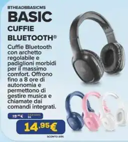 Euronics BASIC CUFFIE BLUETOOTH® offerta