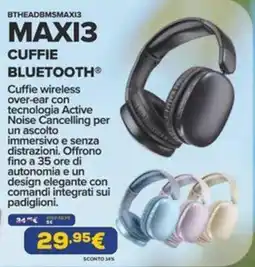 Euronics MAXI3 CUFFIE BLUETOOTH® offerta