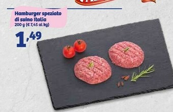 In'S Mercato Hamburger speziato di suino italia offerta