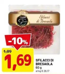 DPiù Sfilacci di Bresaola offerta