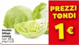 Despar Insalata lattuga iceberg offerta