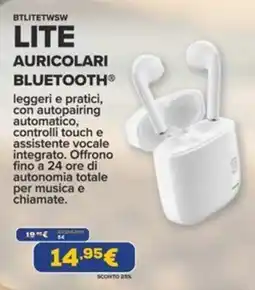 Euronics LITE AURICOLARI BLUETOOTH® offerta