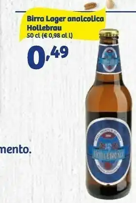 In'S Mercato Hollebrau birra lager analcolica offerta