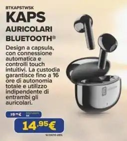 Euronics KAPS AURICOLARI BLUETOOTH® offerta