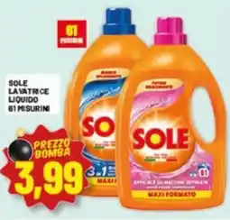 Risparmio Casa SOLE lavatrice liquido offerta
