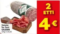Despar Salame Tre Torri GALBANI offerta