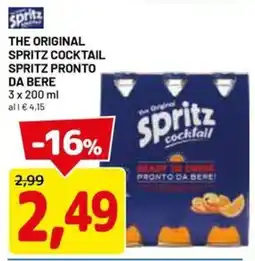 DPiù Spritz cocktail offerta