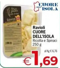 Despar Ravioli CUORE DELL'ISOLA offerta