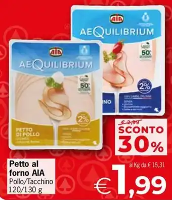 Despar Petto al forno AIA offerta