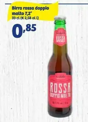 In'S Mercato Malto birra rossa doppio offerta