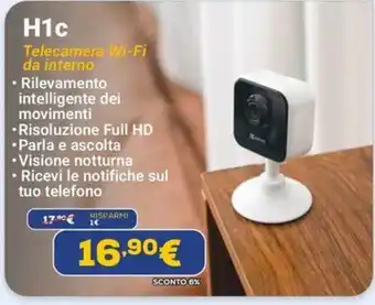 H1c Telecamera Wi-Fi da interno