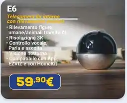 Euronics E6 Telecamera da interno offerta