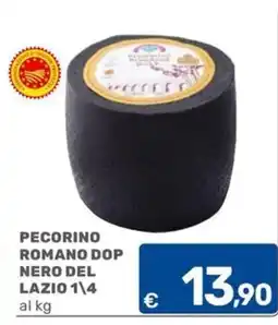 C+C Cash and Carry PECORINO ROMANO DOP NERO DEL LAZIO 1/4 offerta