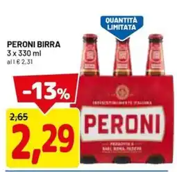 DPiù PERONI BIRRA offerta