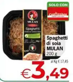 Despar Spaghetti di soia MULAN offerta
