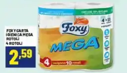 Risparmio Casa Foxy Igiene Mega Rotoli offerta