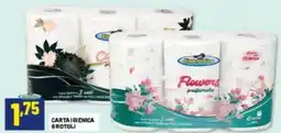 Risparmio Casa Carta igienica Flowers profumata offerta