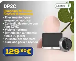 Euronics DP2C Spioncino Wi-Fi offerta