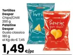 Despar Tortillas Despar offerta