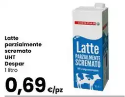 Despar Latte parzialmente scremato UHT Despar offerta