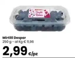 Despar Mirtilli Despar offerta