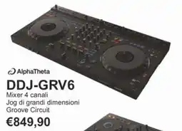 Euronics AlphaTheta DDJ-GRV6 offerta