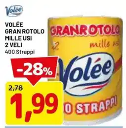DPiù Volée Gran Rotolo offerta
