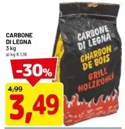 DPiù CARBONE DI LEGNA offerta