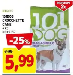 DPiù 101DOG CROCCETTE CANE offerta