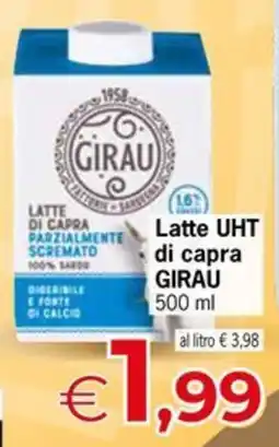 Despar Latte UHT di capra GIRAU offerta