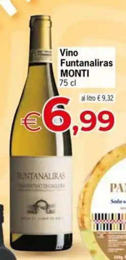 Despar Vino Funtanaliras MONTI offerta