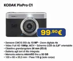 Euronics KODAK PixPro C1 offerta