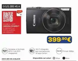 Euronics Canon IXUS 285 HS A offerta